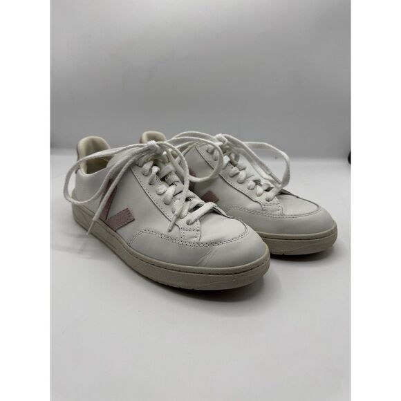 Veja Esplar V-12 Leather Extra White Sable‎ Women's Shoes Sz EU 39 US 8 - Picture 1 of 11